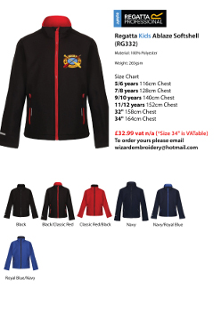 Regatta Kids Ablaze Softshell (RG332)